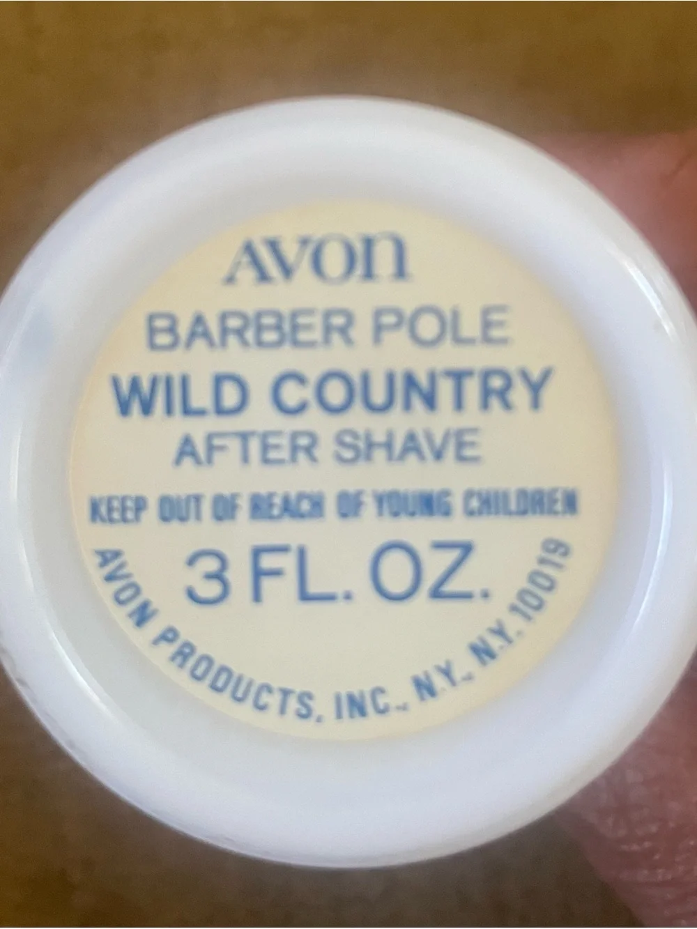 Vintage Avon Barber Pole container